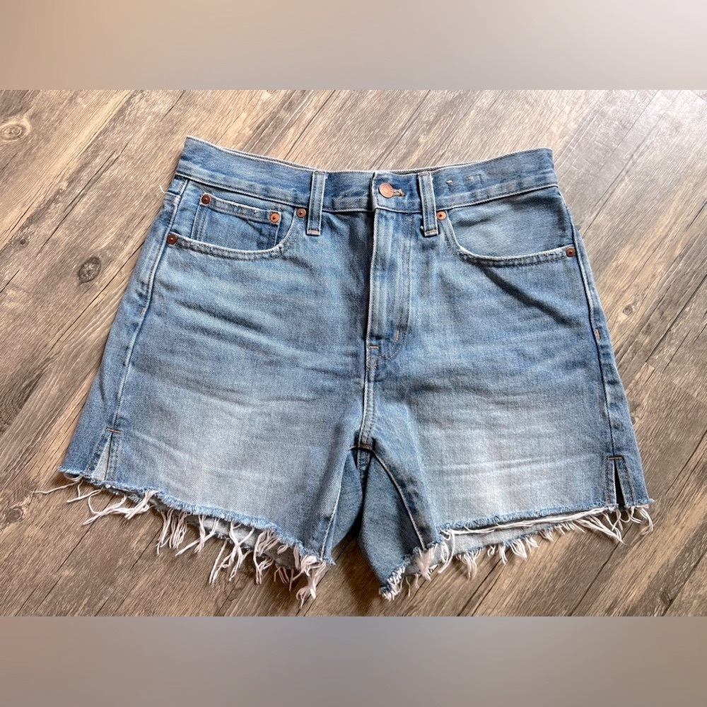 Madewell Relaxed Mid-Length Denim Shorts Size 26
